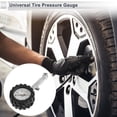 thumbnail image 2 of Unique Bargains 1 Pcs Universal Tire Pressure Gauge 0-60PSI 1.97Inch Digital Pressure Gauge with Wheel Cover Tyre Air PSI Meter for Motorcycle SUV Truck, 2 of 6