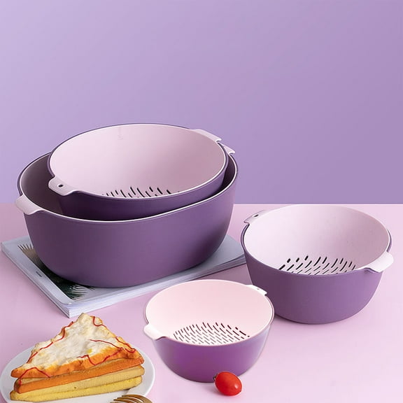 CVLNCYCLING Strainer,Colander,Strainers for Kitchen,Plastic Colander,Plastic Colander,Strainer Bowl,Colanders Strainers,Beautiful Colander,Large Colander for Draining Pasta,Vegetable and fruit