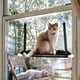 thumbnail image 5 of Percha para Ventana para Gatos, Hamaca para Gatos, Hamaca para Gatos Mejorada con 4 ventosas de Alta Resistencia, Cama Colgante para Mascotas para Tomar el Sol para Gatitos de hasta 10 kg, 5 of 6