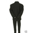 thumbnail image 6 of Boy Baby Toddler Kid Teen Formal Wedding Black Silver Suit Tuxedo 5pc Set S-20, 6 of 9