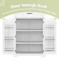 thumbnail image 5 of 72" Tall Bathroom Storage Cabinet with Drawer, Freestanding Adjustable Shelf Floor Cabinet, 7-Tier Bathroom Organizer for Toiletries and Linens, White, 5 of 8
