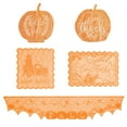 thumbnail image 1 of Chemin de Table d'Automne, Ensemble de Cinq Pièces en Dentelle avec Feuilles d'Érable pour la Récolte, Nappe de Table d'Automne et Napperons pour les Rassemblements de l'Action de Grâce et la Déco Saisonnière de la Maison, 1 of 6