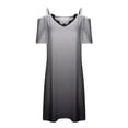 thumbnail image 5 of FcBaudy Robe à Manches Courtes Col en V, Robes d'Été pour Femmes, Robes Décontractées d'Été Imprimées à Manches Courtes Robe de Plage Robe d'Été pour Femmes, 5 of 5