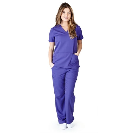 

Natural Uniforms Ultra Soft Stretch Junior fit scrub set 8117 9120