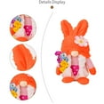 thumbnail image 3 of Yatlte Gnomes Plush Spring Orange Doll Ornament Easter Decoration Hug Egg Bunny Rabbit Plush, 3 of 6
