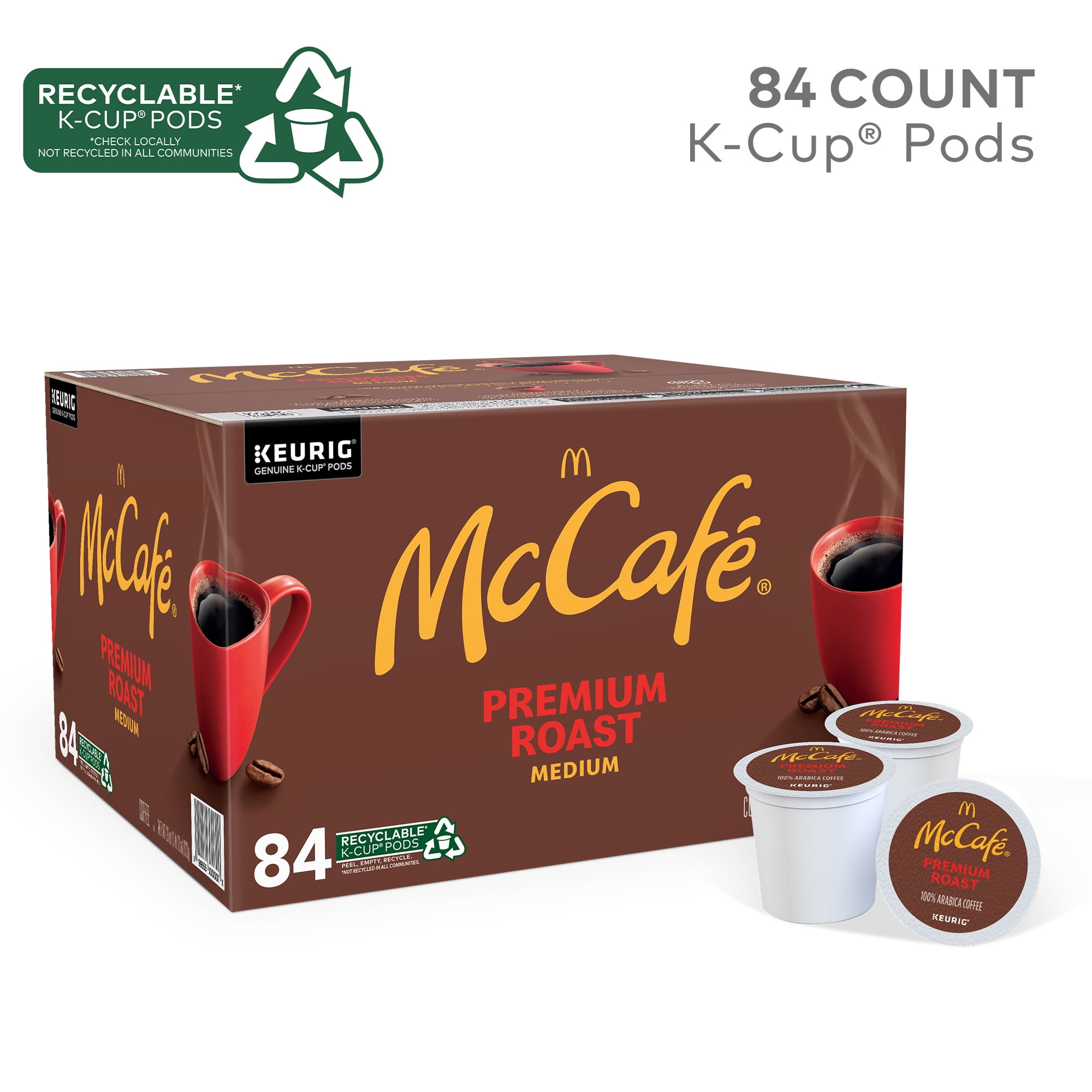 McCafe, Premium Medium Roast K-Cup Coffee Pods, 84 Count