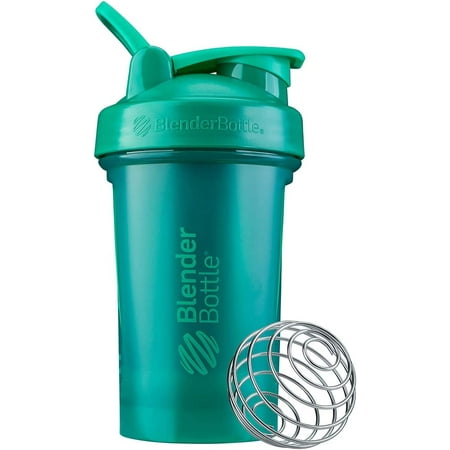 BlenderBottle Classic V2 Shaker Bottle Perfect for Protein Shakes and Pre Workout 20-Ounce Emerald Green