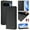 Black, variant on Wallet Case for Google Pixel 10 /10 Pro, Magnetic Closure PU Leather Flip Phone Case for Men Women with RFID Blocking Card Holder Kickstand, Shockproof Protective Cover, Purple