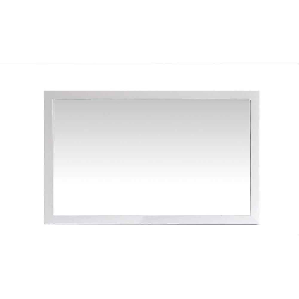 Fully Framed 48" White Mirror