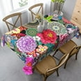 thumbnail image 3 of Mandala Flower Tablecloth Table Cover Washable Tabletop for Kitchen Dinning Decoration Rectangle 60x84inch, 3 of 5