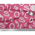 thumbnail image 3 of Soimoi Poly Georgette Fabric Alphabets,Waves & Fish Artistic Print Sewing Fabric Yard 52 Inch Wide, 3 of 3