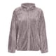 thumbnail image 3 of Gibobby Abrigos de mujer, Chaqueta Sherpa de Gran tamaño con Cremallera y Bolsillos para Mujer, Sudadera con Capucha de Forro Polar, Abrigo de Invierno(Gris,XG), 3 of 5