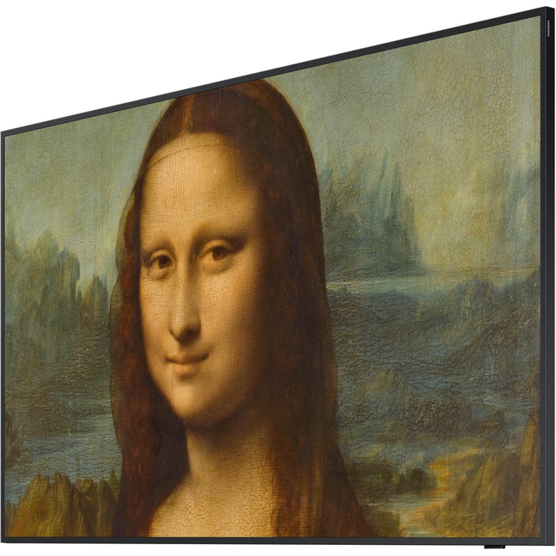 SAMSUNG 43 " Class LS03B The Frame QLED 4K Smart TV QN43LS03BAFXZA 2022 front and back view