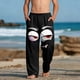 thumbnail image 1 of Pantalones largos para niños y niñas, de moda, estampados, casuales, de playa, con bolsillos., 1 of 9
