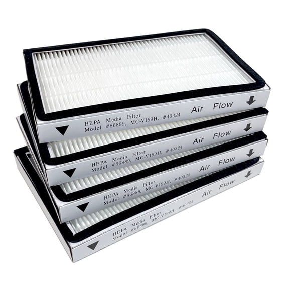 MaximalPower HEPA Replacement Vacuum Filters for Kenmore EF-1 (86889, 40324) & Panasonic MC-V199H, 4-Pack