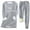 Gray, variant on Women's Fluffy Loungewear Sleepwear Lounge Casual Pajamas Sets Loose Long Sleeve Fleece Pullover and Pants Set Today Sales Black,XL