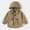 Khaki, variant on Luogg Boys Windbreaker Jacket For Kids Lightweight Hooded Zipper Coat Outdoor Casual School Jacket For Boys Boys Lightweight Jacket Size 2-3 Years