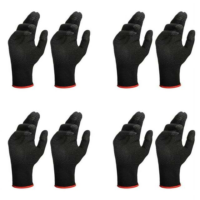 8Pcs Game Gloves for Sweat Proof Non-Scratch Sensitive Screen Gaming Finger Thumb Sleeve Gloves