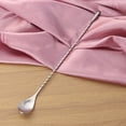 thumbnail image 4 of HONMEET Stainless Steel Cocktail Bar Spoon with Twisted Handle, Professional Mixology Stirrer for Home and Bar Use, 4 of 9