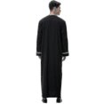 thumbnail image 3 of Men Mu Saudi Robe Kaftan Dubai Tunic Long Top Blouse Thobe Clothes, 3 of 4