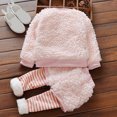 thumbnail image 6 of Sngxgn Baby Girl's 2pc Rib Long Sleeve Romper and Pant Set(Pink,90), 6 of 6