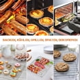 thumbnail image 4 of Rectangular Stainless Steel Grill Cookie Baking Pan With Removable Cooling Rack Kitchen Gadget Nonstick Tray Suitable For Oven, 4 of 10