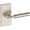Satin Nickel, variant on Baldwin PSLACCFR150 La Conner Passage Door Lever Set - Nickel