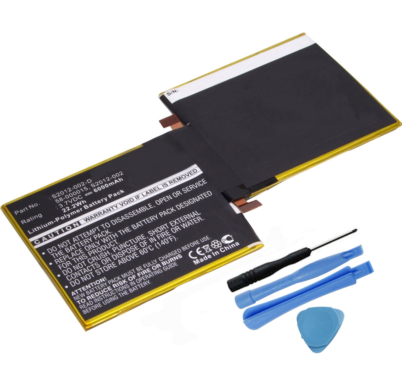 S2012002 Battery for Amazon Kindle Fire HD 8.9" 3HT7G Tablet Walmart