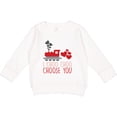 thumbnail image 2 of Inktastic I Choo Choo Choose You Valentines Day Train Toddler Sweatshirt, 2 of 4