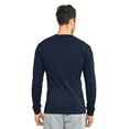 thumbnail image 2 of Men's Medium Weight Cotton Long Sleeve Thermal Top, Navy M, 1 Pack, 2 of 2