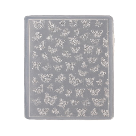 Create Fashion Nails Charm With Silicone Nails Art Mold Rose And Butterfly Designs Templates for Artistics Daily Use