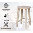 thumbnail image 4 of International Concepts Tabouret de Bar Rond 18 Pouces, 4 of 7