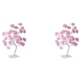 thumbnail image 4 of Yuarrent Luces de árbol de rosas simuladas de ABS: brillo y estilo bonsái para una sensación romántica Un regalo único y hermoso Type3 Tipo3 2Conjunto, 4 of 6