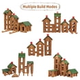 thumbnail image 3 of Juego de troncos de madera Wondertoys 530 piezas para niños a partir de 3 años, 3 of 9