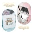 thumbnail image 4 of HLONK Purses Mirror for Purse Purse Mirror Compact Portable Mirror Carry White Pu Glass Lovers, 4 of 6