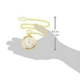 thumbnail image 4 of Bulova B2662 Ashton Pocket Watch, Gold-Tone Finish/Mahogany Stain Box, 4 of 5