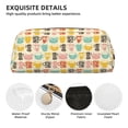 thumbnail image 4 of Uemuo Vintage Cup Printed Leather Pencil Case, Pencil Pouch, Portable Pencil Bag, Pen Case for& Office, 4 of 7