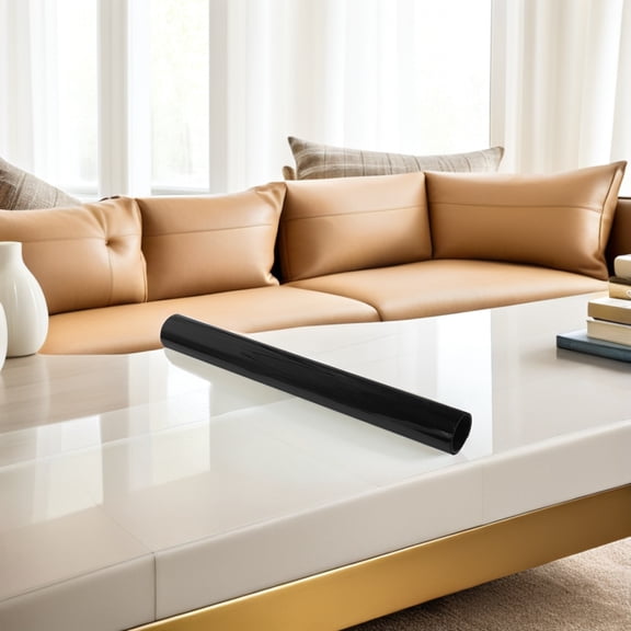 ETEREAUTY Black Static Cling Window Film for Home, Heat Control and Daytime Privacy