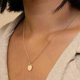 thumbnail image 3 of Collar con gemas de mariposa que cambia de color y estado de ánimo, collar con sentimiento de emoción, joyería --- Código de producto 46588, 3 of 3