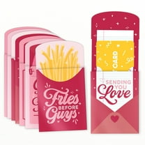 Big Dot of Happiness Assorted Perfect Pair Galentine's Day Gift Card Holders with Envelopes, Valentine's Day Cash Money Holders and Gift Card Sleeves, Funny Gal Pal Nifty Gifty Pack, Set of 8