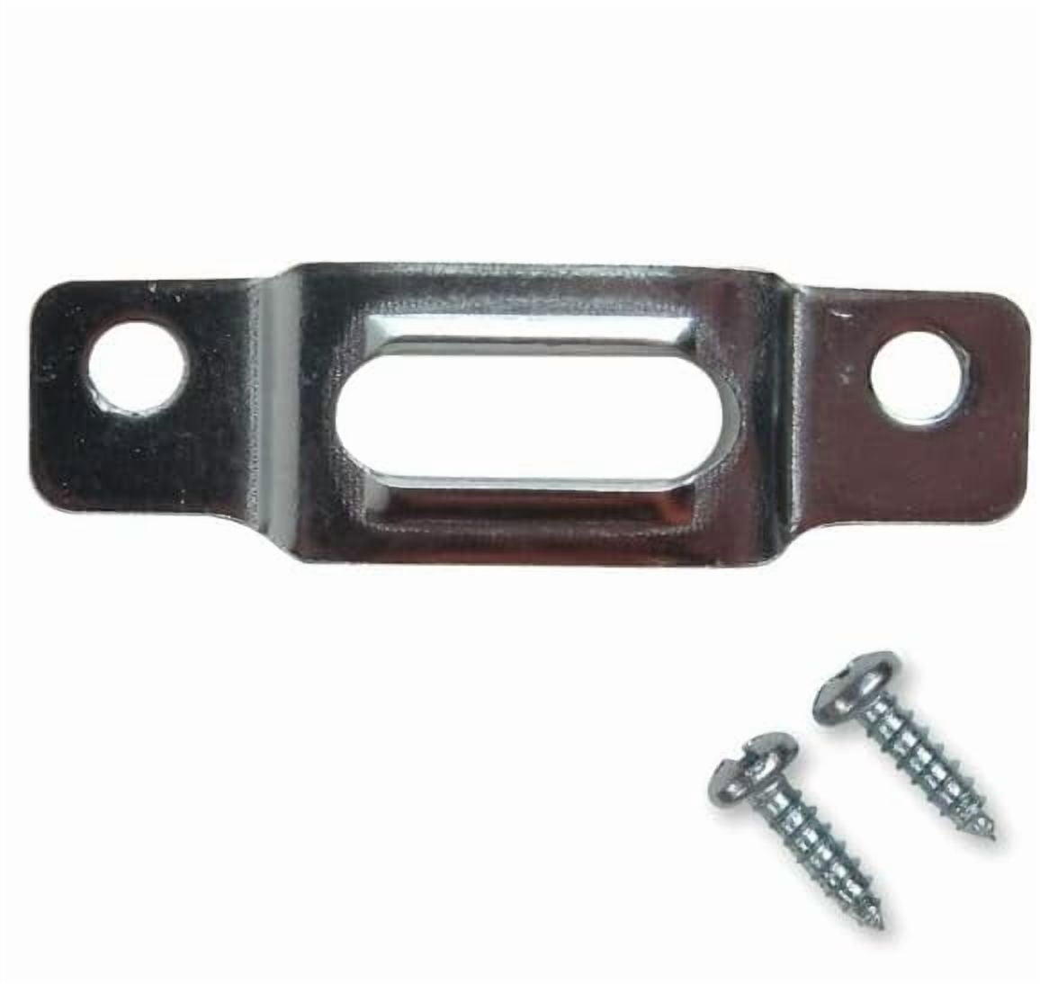 PHS T-Screw Security Plate Lock - 100 Pack Wood Frame Security Hanger - Anti Theft Picture Hangers, Secure and Easy to Install Picture Frame Hardware and Hanging Hardware for Wall Art