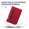 thumbnail image 2 of TECH CIRCLE Folio Case for All-New Amazon Fire HD 10 and 10 Plus Tablet 13th/11th Generation 2023/2021 Release,Premium PU Leather Slim Flip Stand Magnetic Pocket Wallet Cover with Pencil Holder,red, 2 of 6