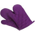 thumbnail image 2 of Oven Mitts Quilted Terry Cloth Lining Extra Long Heat Resistant Kitchen Gloves Thick Hot for Reliable Flexible Polyester Cotton Oven, 2 of 7