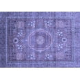thumbnail image 1 of Ahgly Company Indoor Rectangle Abstract Blue Modern Area Rugs, 2' x 4', 1 of 4