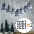 thumbnail image 4 of GUOOL Xmas Advent Calendar Bags Xmas Ornament Gift Bags Calendar Candy Fill, 4 of 9