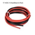 thumbnail image 3 of Uxcell 17AWG Flexible Tinned Copper Wire Black Red Silicone Orange Black 2pcs, 3 of 5