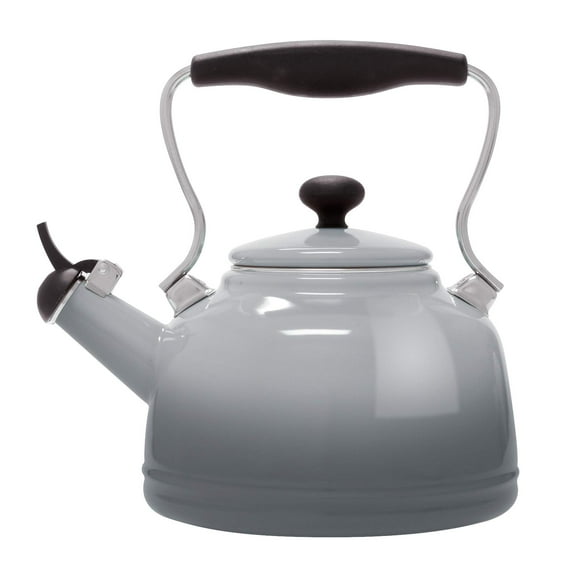Chantal 37 OM FG Lake Teakettle Tea Kettle, 1.7 Qt, Faded Grey