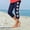 Navy, variant on Juslio Girls Pants Kids Girls Fashion Baesball Print Summer Leisure Yoga Leggings Sports Cropped(Black Capris, 2 Years)