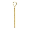 thumbnail image 2 of Real 14kt Yellow Gold Diamond-cut Cross Pendant; for Adults and Teens; for Women and Men, 2 of 3