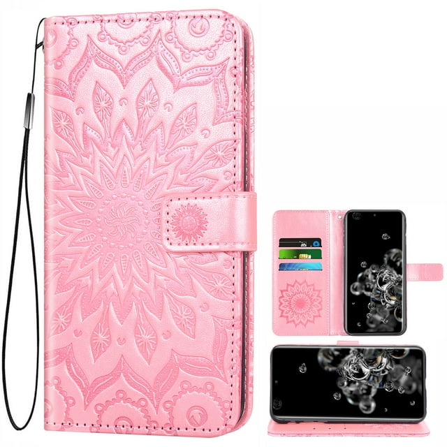 Phone Case for Samsung Galaxy S10 Ultra Folio Flip Wallet Case, PU Leather Credit Card Holder Slots Heavy Duty Full Body Protection Kickstand Protective Phone Cover for Galaxy S10 Ultra Women